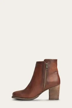 Booties^Frye Addie Double Zip