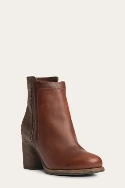 Booties^Frye Addie Double Zip