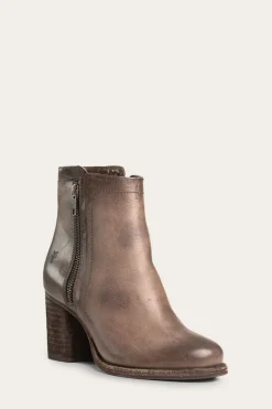 Booties^Frye Addie Double Zip