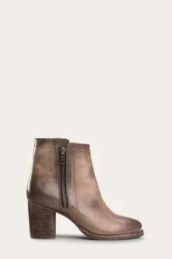 Booties^Frye Addie Double Zip