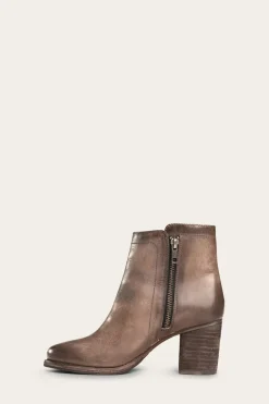 Booties^Frye Addie Double Zip