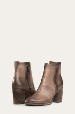 Booties^Frye Addie Double Zip