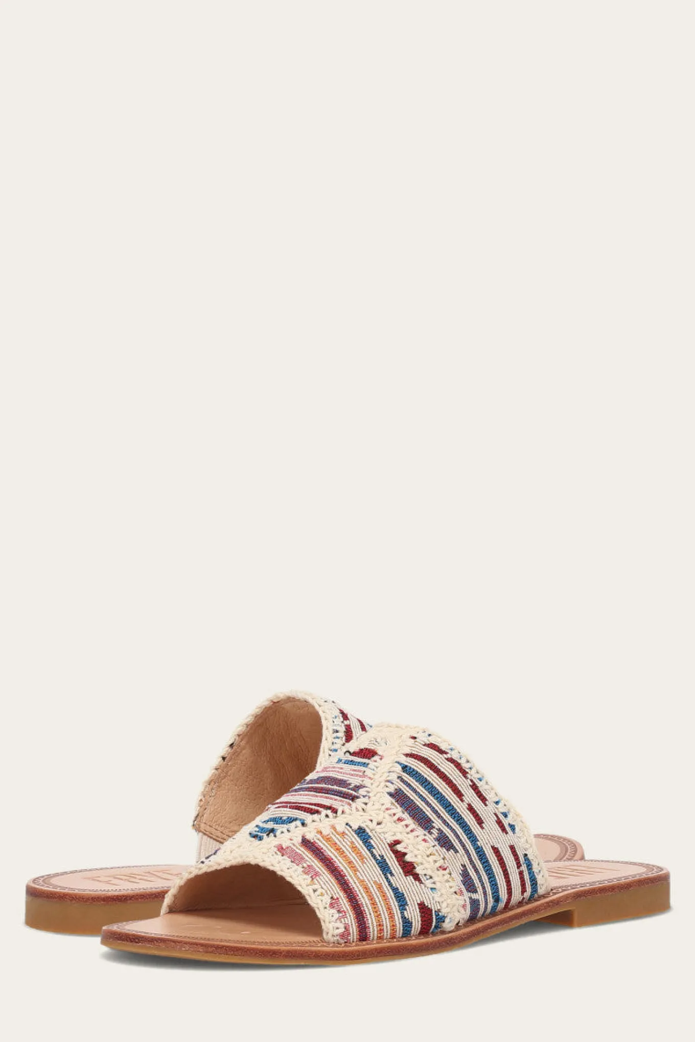 Sandals^Frye Ava Crochet Slide