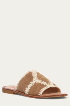Sandals^Frye Ava Crochet Slide