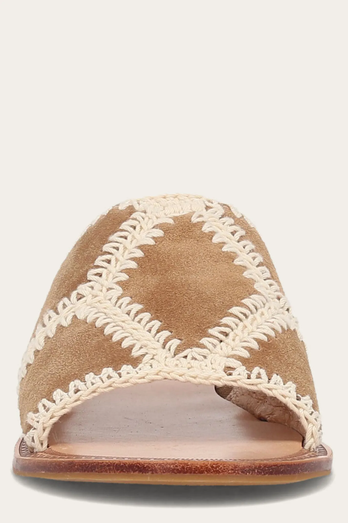 Sandals^Frye Ava Crochet Slide