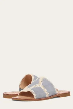 Sandals^Frye Ava Crochet Slide
