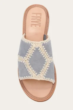 Sandals^Frye Ava Crochet Slide