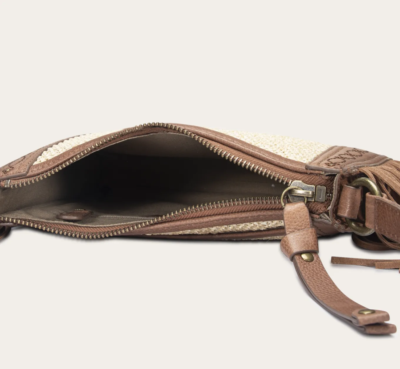 Handbags^Frye Ava Raffia Crossbody Cognac