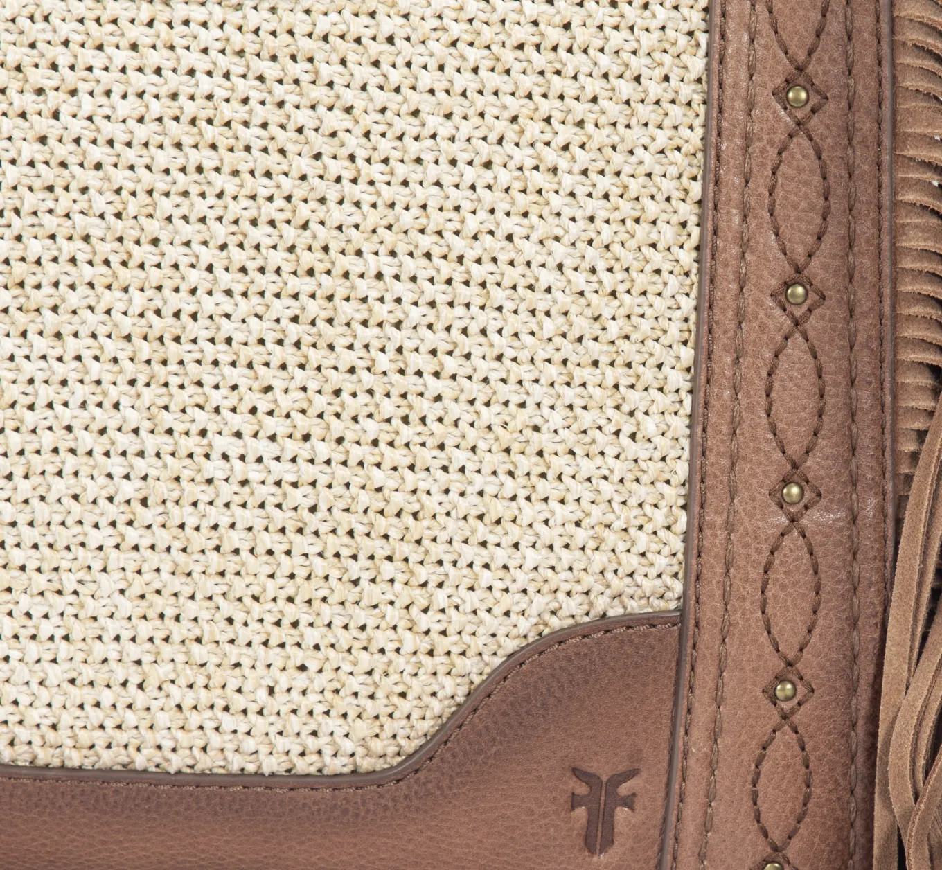 Handbags^Frye Ava Raffia Crossbody Cognac