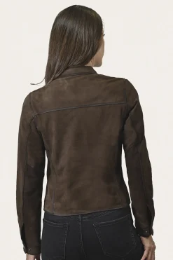 Leather Jackets^Frye Biker-racer Leather Jacket Dark Brown