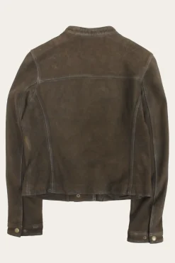 Leather Jackets^Frye Biker-racer Leather Jacket Dark Brown
