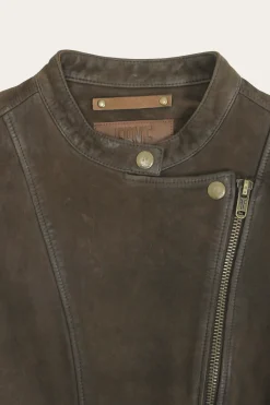 Leather Jackets^Frye Biker-racer Leather Jacket Dark Brown