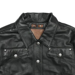 Leather Jackets^Frye Leather Shirt Black