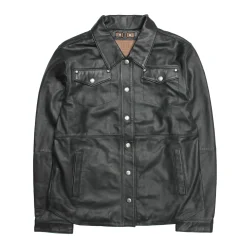 Leather Jackets^Frye Leather Shirt Black