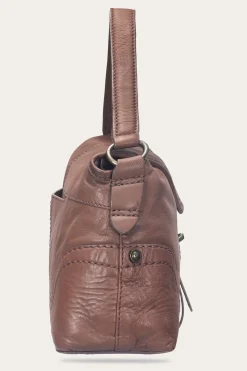 Handbags^Frye Campus Shoulder Cognac