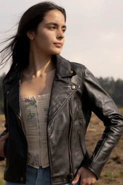 Leather Jackets^Frye Classic Biker Leather Jacket