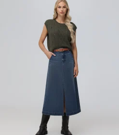 Tops^Frye Distressed Cable Sweater Vest