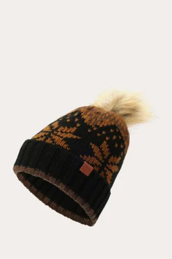 Cold Weather^Frye Fair Isle Beanie With Cuff & Faux Fur Pom