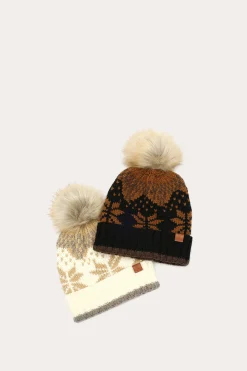 Cold Weather^Frye Fair Isle Beanie With Cuff & Faux Fur Pom