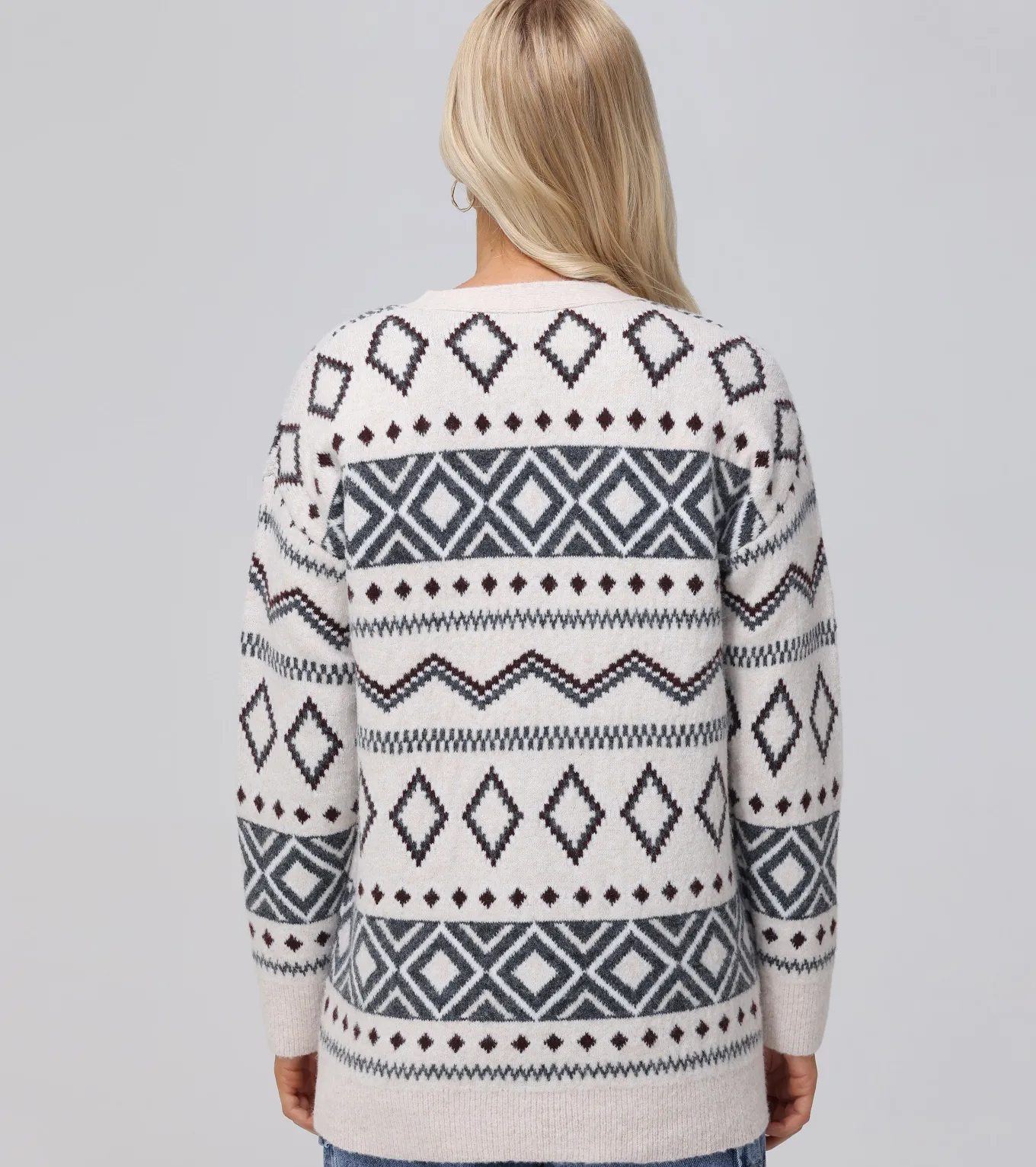 Tops^Frye Fairisle Boyfriend Cardigan