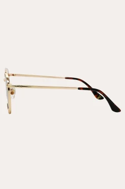 Sunglasses^Frye Frenchie Sunglasses Gold