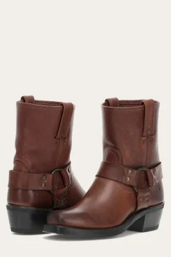 Booties^Frye Harness 8R Womens