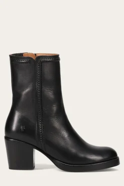 Booties^Frye Jean Short Inside Zip