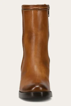 Booties^Frye Jean Short Inside Zip