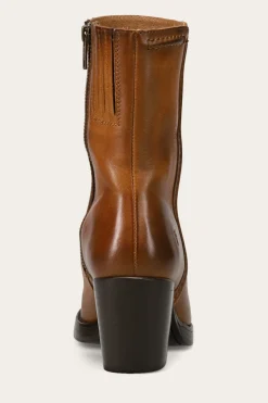 Booties^Frye Jean Short Inside Zip