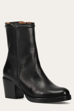 Booties^Frye Jean Short Inside Zip