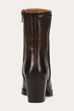 Booties^Frye Jean Short Inside Zip