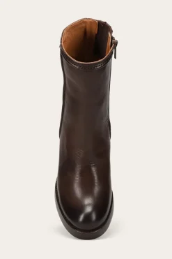 Booties^Frye Jean Short Inside Zip