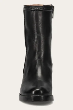 Booties^Frye Jean Short Inside Zip