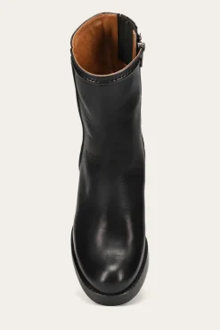 Booties^Frye Jean Short Inside Zip
