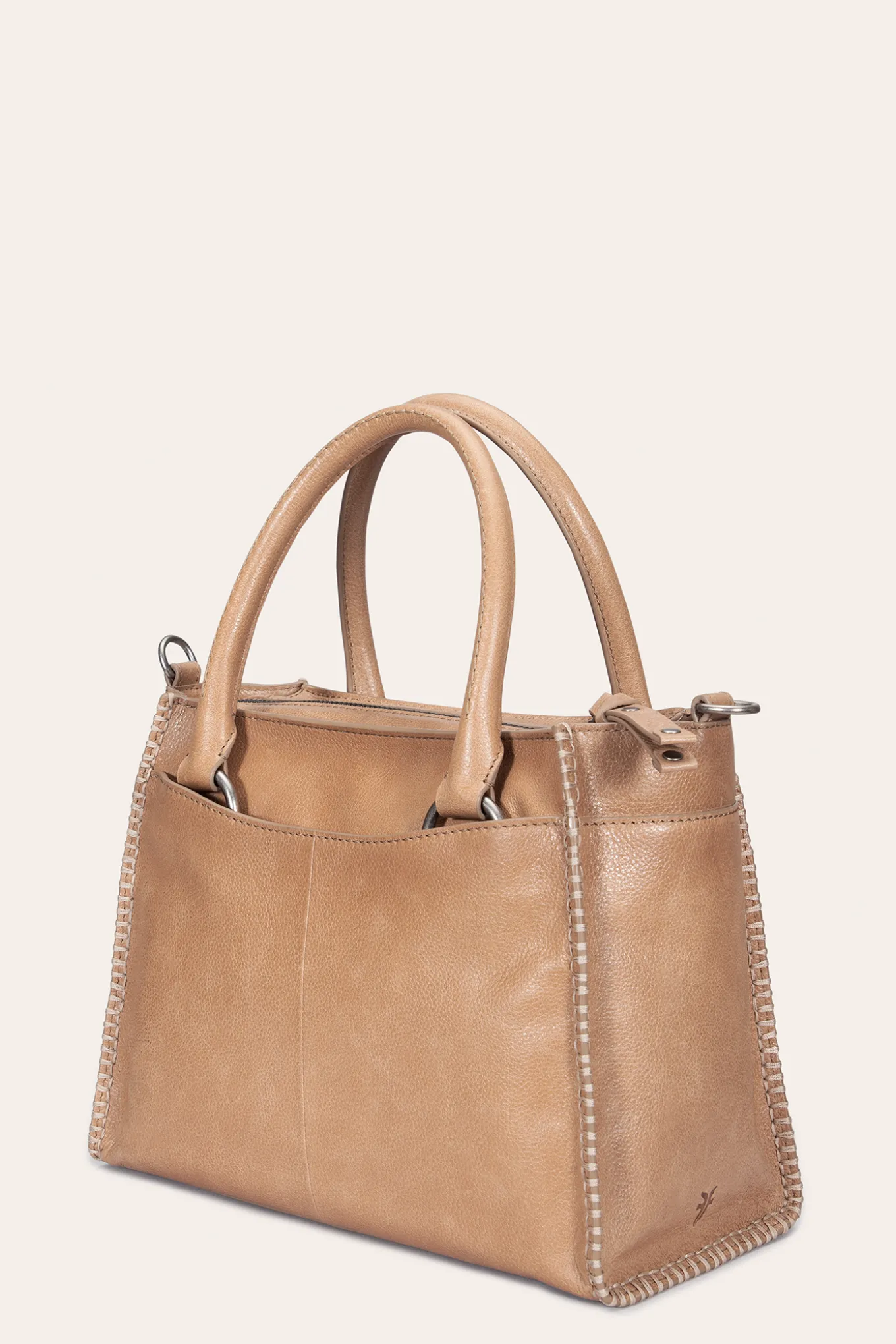 Handbags^Frye Joy Satchel BEIGE