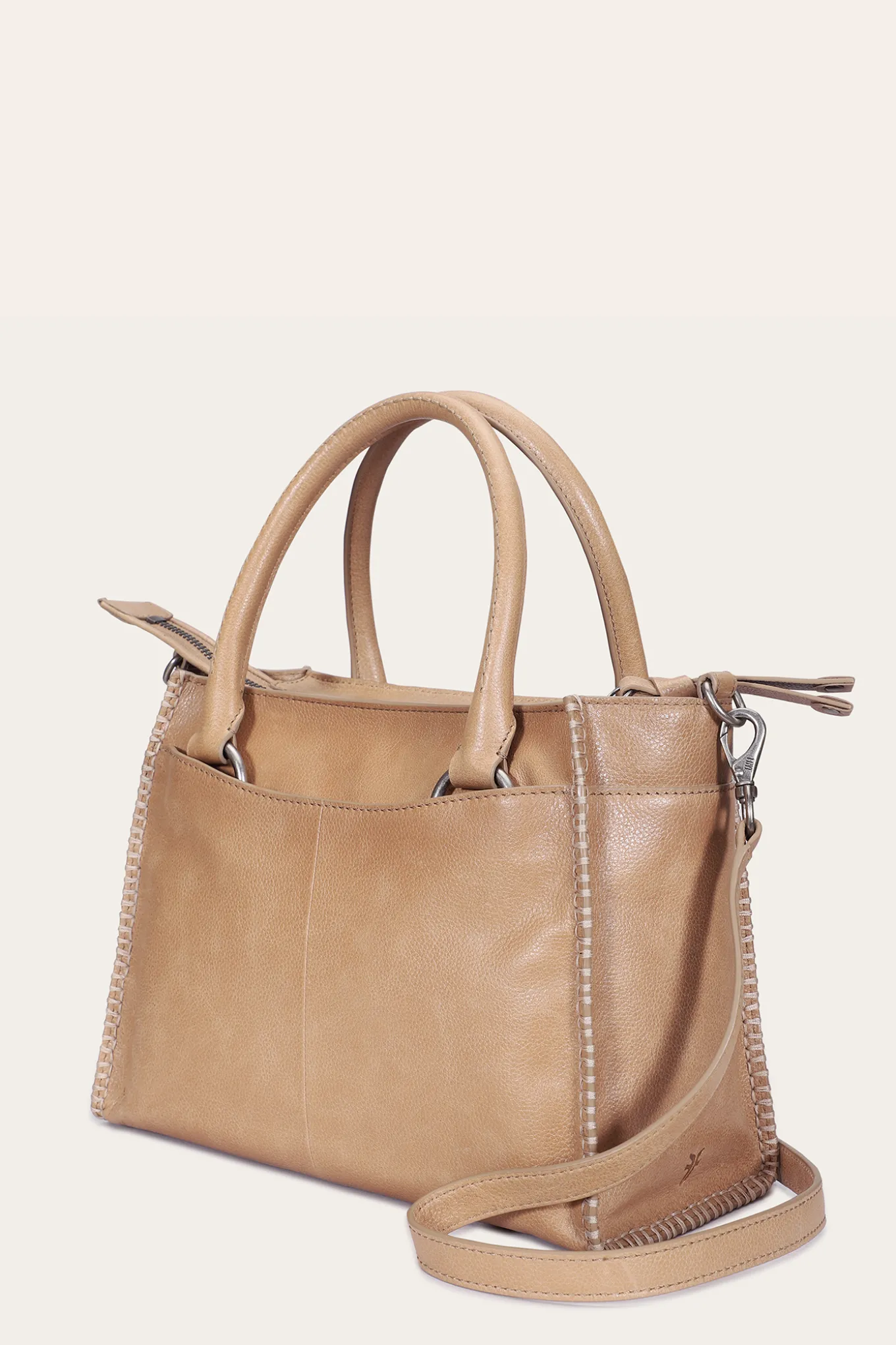 Handbags^Frye Joy Satchel BEIGE