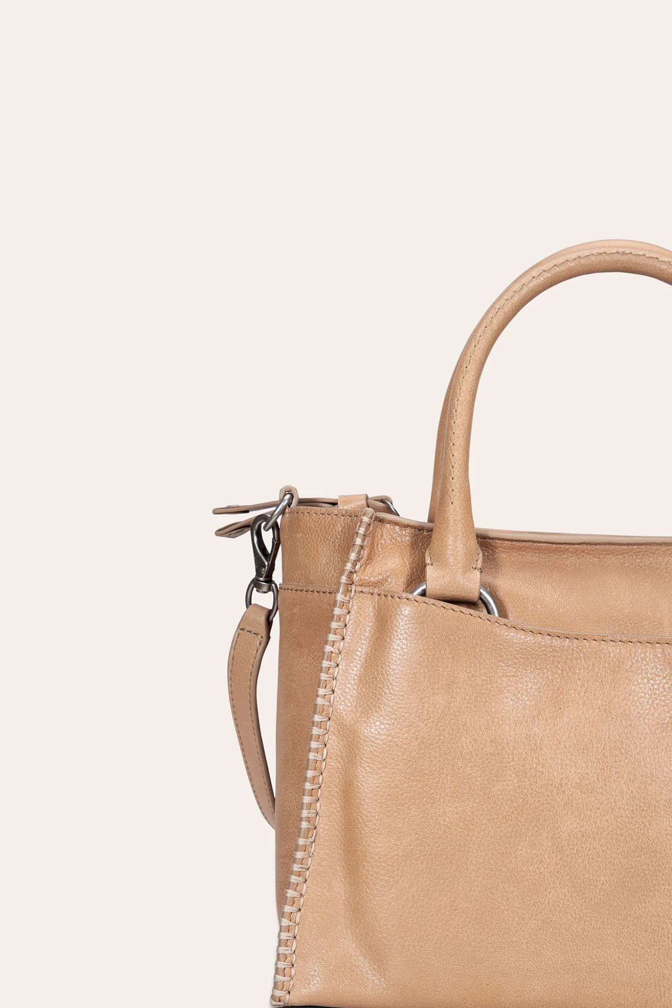 Handbags^Frye Joy Satchel BEIGE
