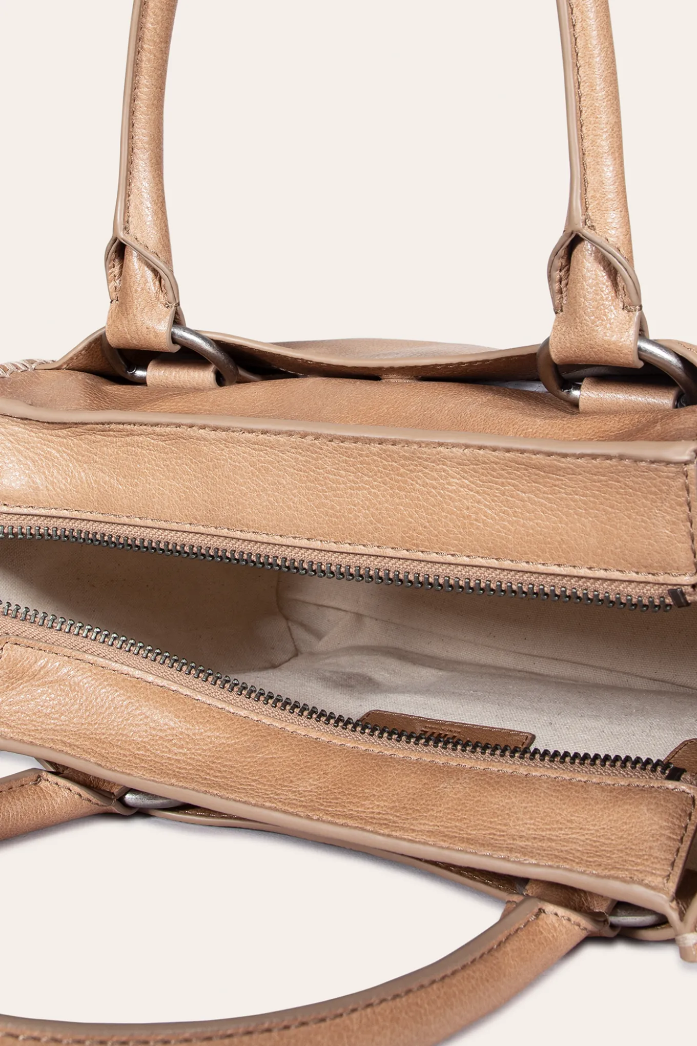 Handbags^Frye Joy Satchel BEIGE