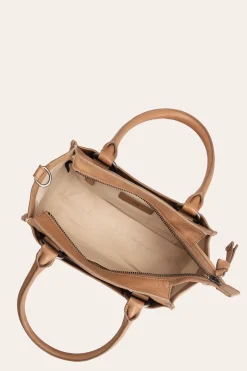 Handbags^Frye Joy Satchel BEIGE