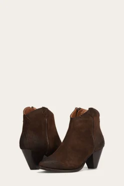 Booties^Frye June Western Shootie