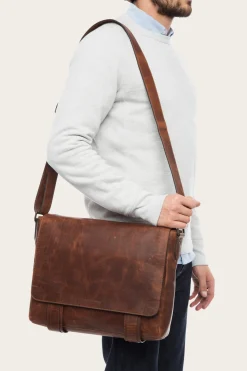 Bags^Frye Logan Messenger Cognac
