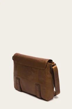 Bags^Frye Logan Messenger Cognac