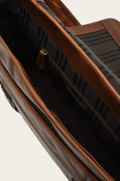 Bags^Frye Logan Messenger Cognac