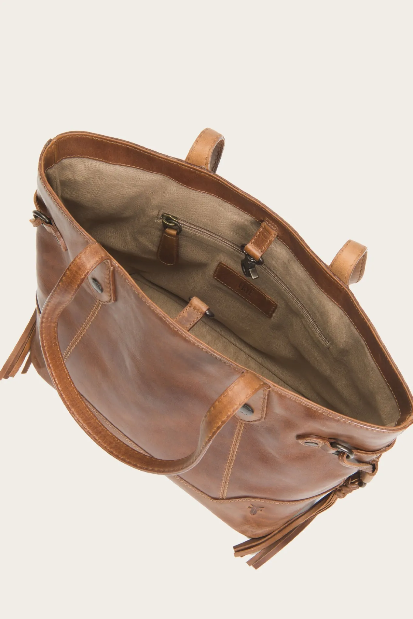 Handbags^Frye Melissa Carryall Cognac
