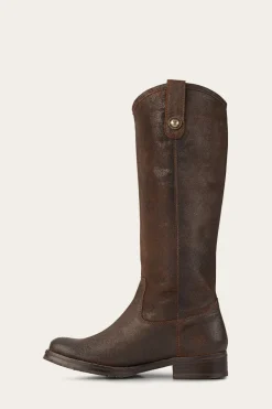 Boots^Frye Melissa Double Sole Button Lug Tall