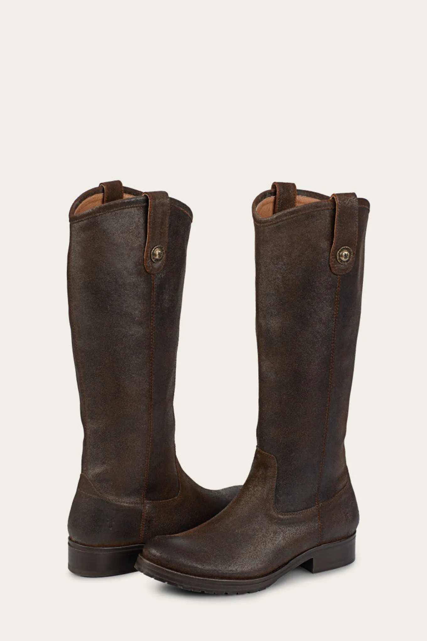 Boots^Frye Melissa Double Sole Button Lug Tall