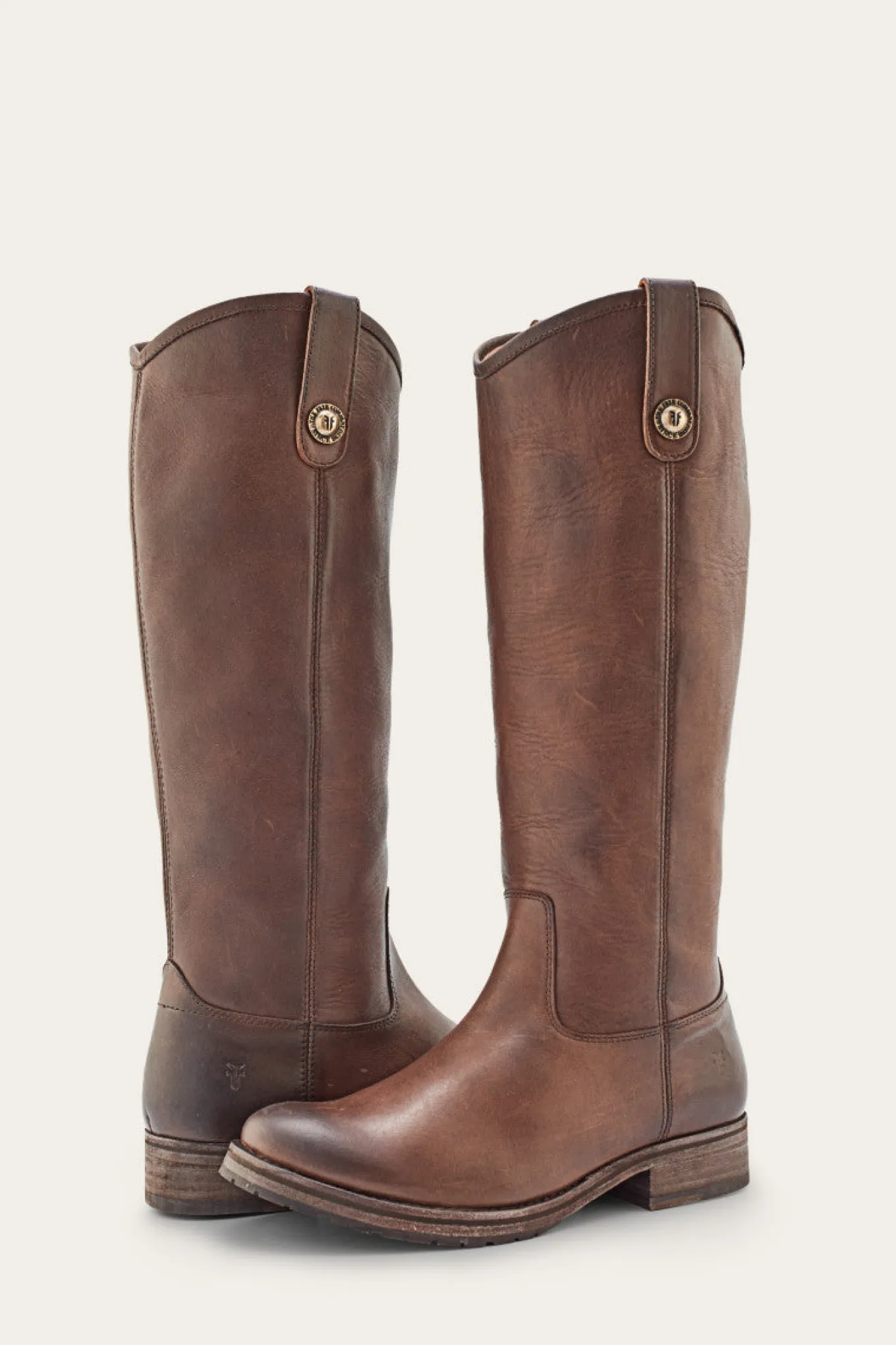 Boots^Frye Melissa Double Sole Button Lug Tall