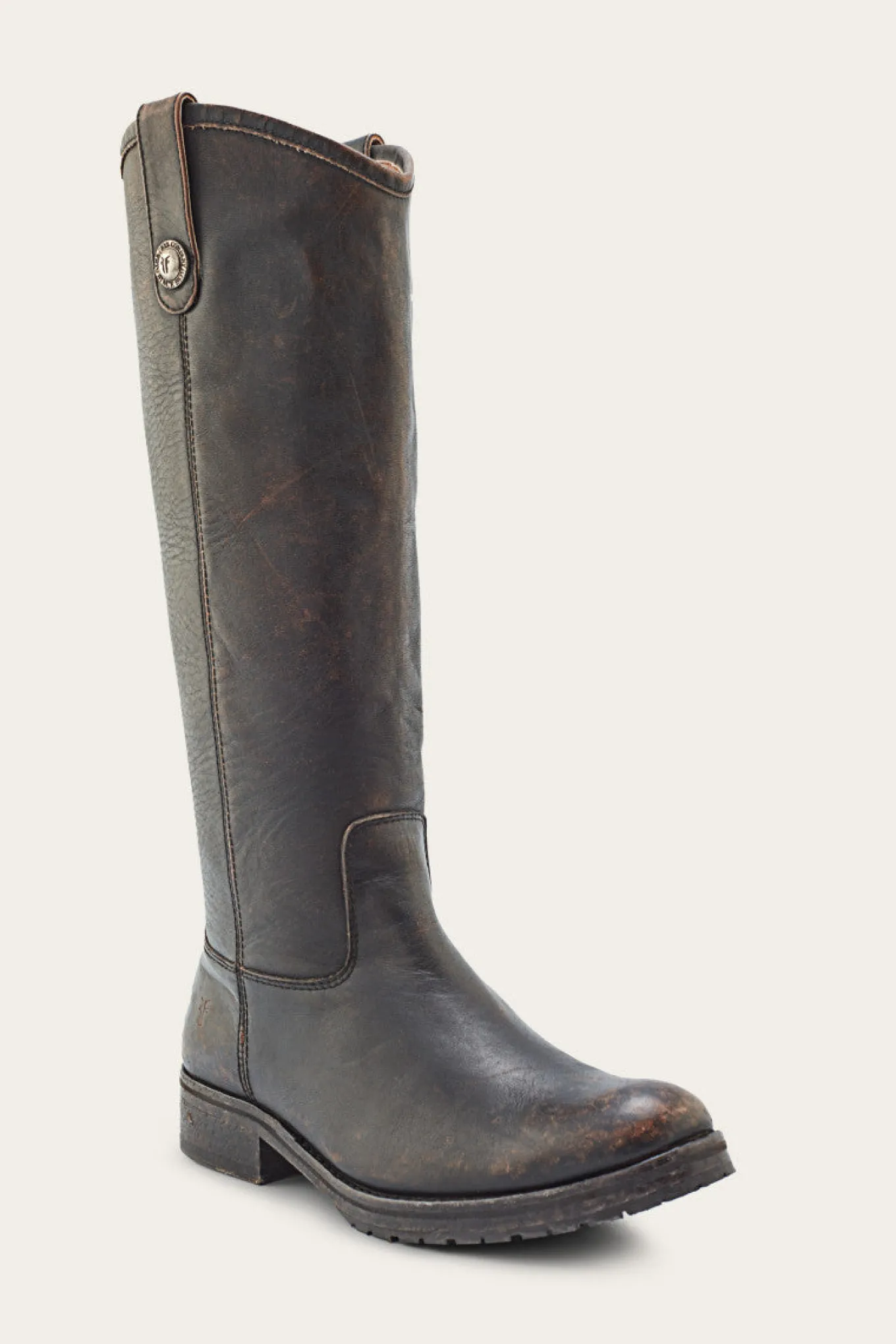 Boots^Frye Melissa Double Sole Button Lug Tall