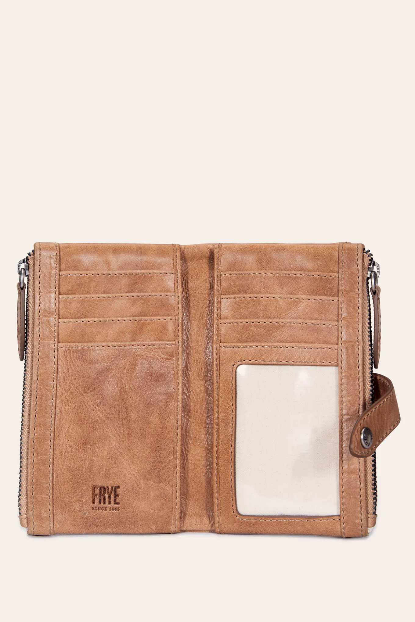Handbags^Frye Melissa Double Zip Wallet