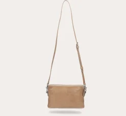Handbags^Frye Melissa Straw Crossbody Wristlet Beige